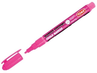 Markery kredowe, kocwka okrga 1, 5mm, 6g tuszu rowy Pudeko [opakowanie=10szt]