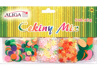 Cekiny pastel WMT-101(26)-mix wzorów