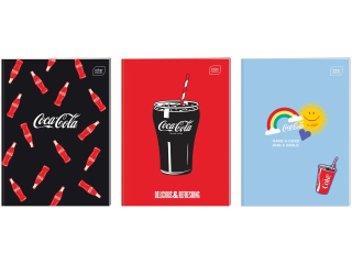 Zeszyt A4 32 kol3= 70g Mat+UV Coca Cola