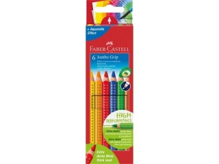 KREDKI JUMBO GRIP 6 KOL. OPAKOWANIE KART ON FABER-CASTELL