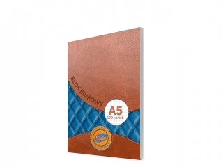 Blok biurowy A5 100 kartek 70 gram PAS-4068 [opakowanie=5szt]