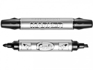 Marker permanentny DWUSTRONNY kocwka okrga i cita FR91271 [opakowanie=10szt]