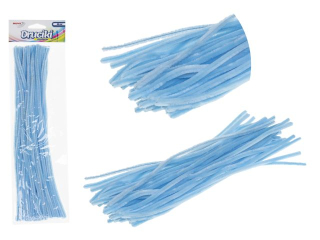 Druciki kreatywne długość : 30 cm ilość : 40 szt kolor: jasny niebieski