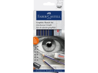 OŁÓWKI GOLDFABER 1222 6 SZT. +GUMKA+TEM PERÓWKA OPAKOWANIE KARTONOWE FABER-CASTELL