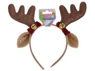 Opaska - reniferkolor: beżowy, brązowy, złoty