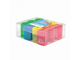 Temperwka plastikowa podwjna pojemnik mix kolor FR91528 [opakowanie=12szt]