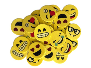 Naklejki z pianki nazwa: buźki ilość : 30 szt