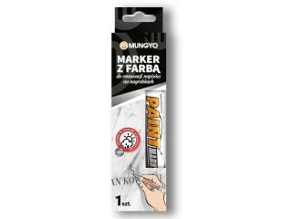 MUNGYO MARKER Z FARBĄ DO RENOWACJI NAPISÓW NA NAGROBKACH SREBRNY