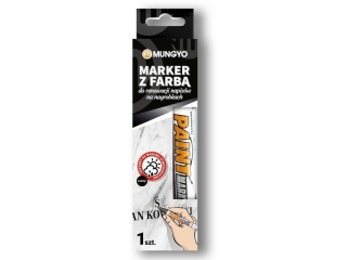 MUNGYO MARKER Z FARBĄ DO RENOWACJI NAPISÓW NA NAGROBKACH CZARNY
