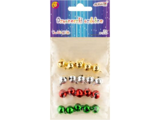 Dzwoneczki ozdobne DZW-4688 rozm. 1, 2cm, op. 20g (4 kol. x 5g)