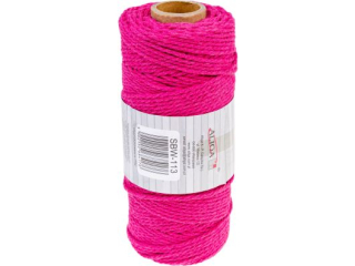 Sznurek baweniany SBW-113 ciemnorowy 3mm x 100m (splot 21 nitek)