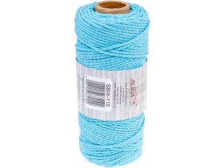 Sznurek baweniany SBW-115 bkitny 3mm 100m (splot 21 nitek)