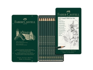 OŁÓWEK CASTELL 9000 ART 12 SZT. OPAKOWAN IE METALOWE FABER-CASTELL
