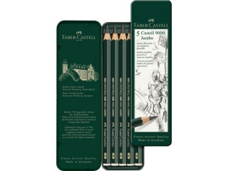 ZESTAW OŁÓWKÓW CASTELL 9000 JUMBO 5 SZT. FABER-CASTELL