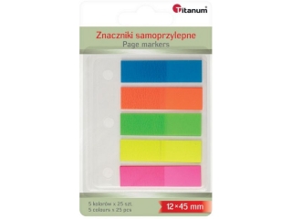 INDEKS FLUO 5KOL 12X45MM 25K.