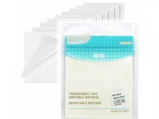 Karteczki samoprzylepne transparent, 50 ark, 76*76, MG