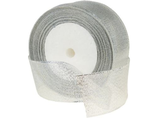 Wstka metalizowana DWB38-140 srebrna, rozm. 38mm/22m, 1op.=4rol.