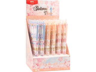 Długopis wymazywalny Sakura Time, automatyczny, 0.5mm, niebieski, MG