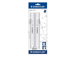 Zestaw 2 linijek, 15 cm, Staedtler