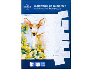KIN MALOWANIE PO NUMERACH A4 20 ARK. 250 G. (10 WZORÓW)