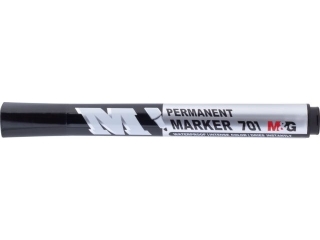 Marker permanentny 1-3 mm, czarny, MG [opakowanie=10szt]