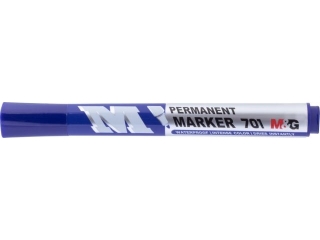 Marker permanentny 1-3 mm, niebieski, MG [opakowanie=10szt]