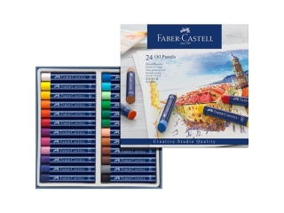 CREATIVE STUDIO PASTELE OLEJNE 24 KOL. O PAKOWANIE KARTON FABER-CASTELL