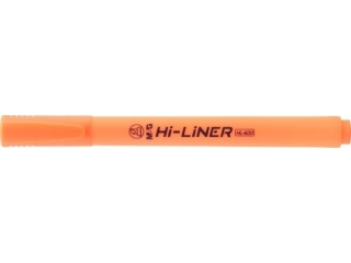 Zakrelacz HI-LINER, soft touch, pomaraczowy, MG [opakowanie=12szt]