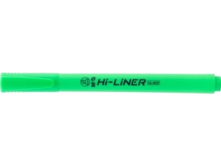 Zakrelacz HI-LINER, soft touch, zielony, MG [opakowanie=12szt]