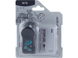 Zszywacz mini Hello Mars + zszywki 24/6, 20 kartek, głębokość zszywania 35mm, MG