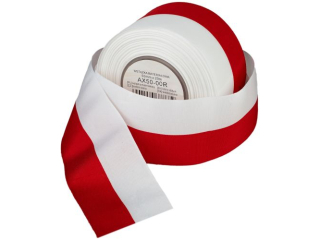 Wst��ka dwukolorowa, materia�owa, 50mm x 20m (1 rolka)