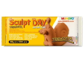 MUNGYO MASA RZEŹBIARSKA SAMOUTWARDZALNA 250G TERRACOTA