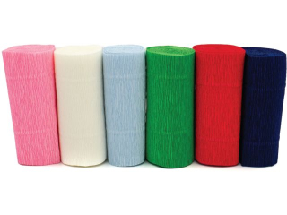 Krepina dekoracyjna KD-01 rozm. 10x250cm, mix 6 kolor�w
