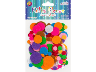 K�ka filcowe KFS-0962 mix, samoprzylepne, op. zawiera 120szt.