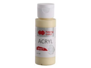 Farba akrylowa Matt, 60 ml, słoneczna radość, Happy Color