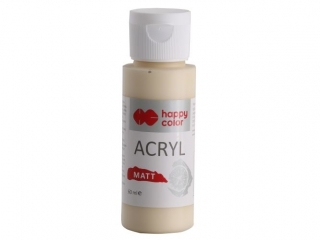 Farba akrylowa Matt, 60 ml, młoda sepia, Happy Color