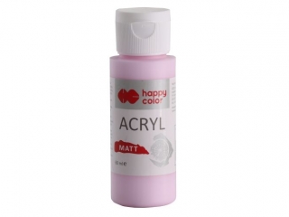 Farba akrylowa Matt, 60 ml, wesoły Flaming, Happy Color