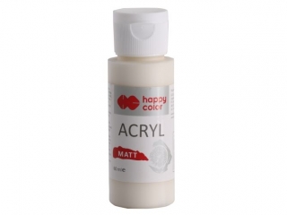 Farba akrylowa Matt, 60 ml, kremowe cappucino, Happy Color