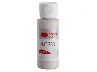 Farba akrylowa Matt, 60 ml, krem kawowy, Happy Color