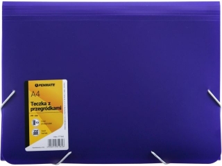 PENMATE TECZKA Z 13-MA PRZEGRÓDKAMI A4 PP-104 FIOLETOWA
