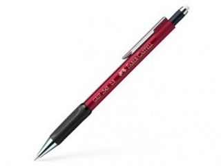 OWEK AUTOMATYCZNY GRIP 1345 0, 5MM CZER WONY METALICZNY FABER-CASTELL [opakowanie=12szt]