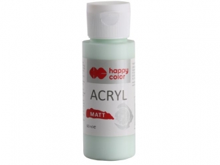 Farba akrylowa Matt, 60 ml, dojrzewająca mięta, Happy Color