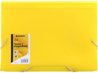 PENMATE TECZKA Z 13-MA PRZEGRÓDKAMI A4 PP-104 ŻÓŁTA