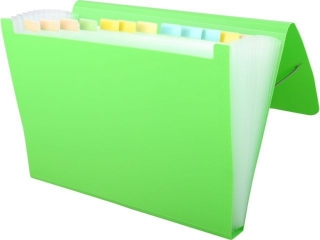 PENMATE TECZKA Z 13-MA PRZEGRÓDKAMI A4 PP-104 ZIELONA