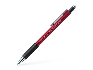 OWEK AUTOMATYCZNY GRIP 1347 0, 7MM CZER WONY METALICZNY FABER-CASTELL [opakowanie=12szt]