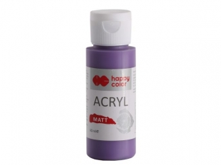 Farba akrylowa Matt, 60 ml, soczysta jagoda, Happy Color