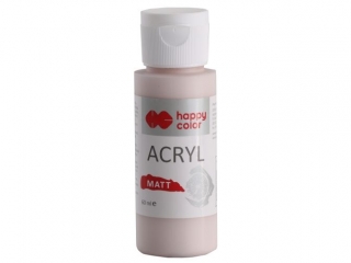Farba akrylowa Matt, 60 ml, różowy piasek, Happy Color