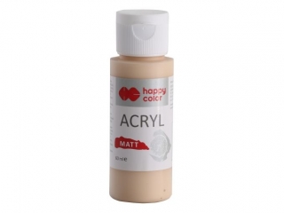 Farba akrylowa Matt, 60 ml, karmelowe toffi, Happy Color