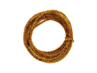 Drucik pluszowy DPK-30 metalizowany złoty, rozm. 6mm x 11m