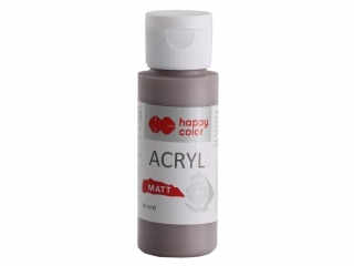 Farba akrylowa Matt, 60 ml, drzewo sandałowe, Happy Color